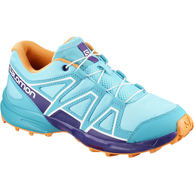 SALOMON SPEEDCROSS J Philippines - Kids' Trail Running Shoes - Light Turquoise | 340926-JWS